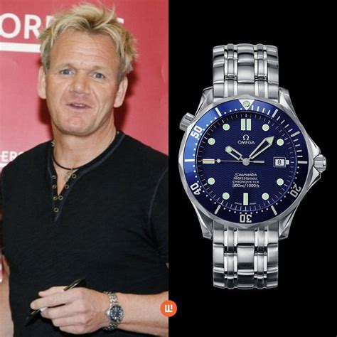 gordon ramsay omega seamaster|celebrity chef Gordon Ramsay watch.